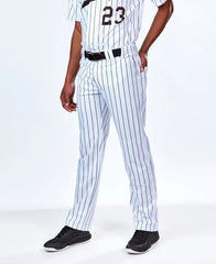 Men's Salute Pinstripe Open Bottom Pant