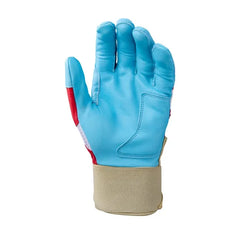 Youth X-SRZ™ Red, White & Ice Carbyne Batting Gloves With Strap