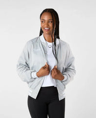 Unisex Satin Bomber Jacket