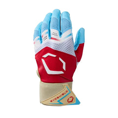 Youth X-SRZ™ Red, White & Ice Carbyne Batting Gloves With Strap