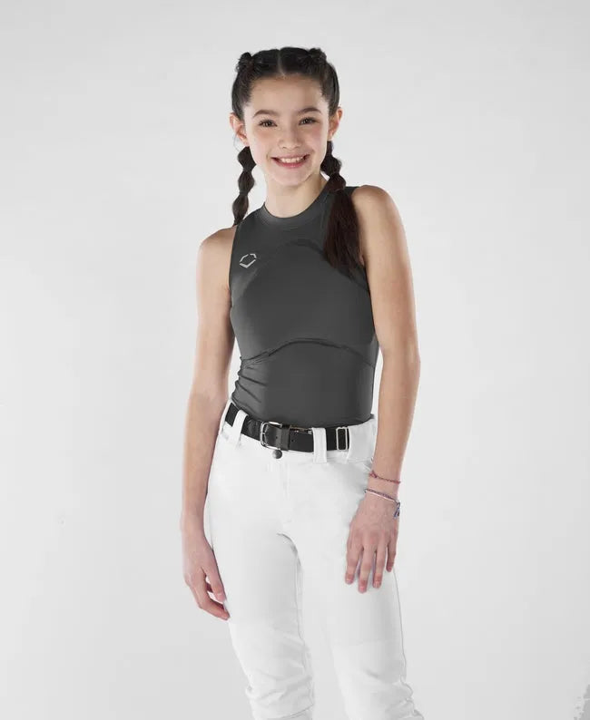 Girl's Racerback Chest Guard Sleeveless Shirt