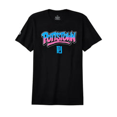 Youth Pottstown Graffiti Black Tee